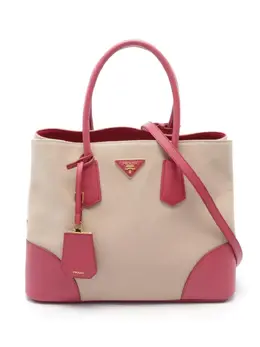 Prada Pre-Owned: Бежевая сумка 
