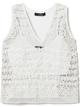 TWINSET: Белый топ 
