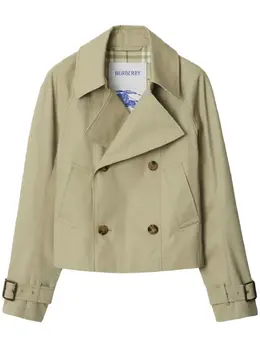 Burberry: Двубортная куртка 
