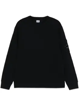 C.P. Company: Синий свитшот  Lens