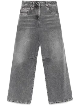 Brunello Cucinelli: Прямые джинсы 