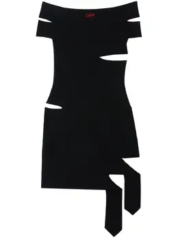 Off-White: Короткое платье 