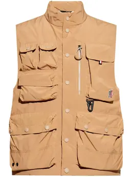 Moncler Grenoble: Светлый жилет 
