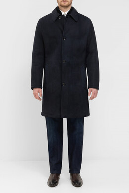 Brioni: Тёмная дублёнка 