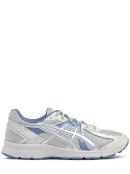 ASICS: Серебристые кроссовки 