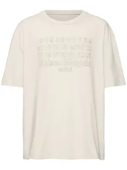 MAISON MARGIELA: Хлопковая футболка 