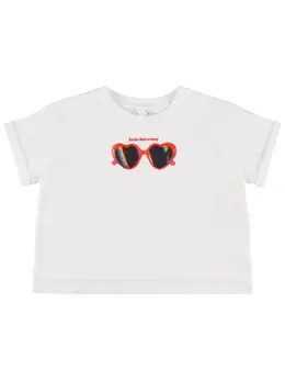 STELLA MCCARTNEY KIDS: Хлопковая футболка 