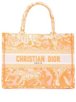 Christian Dior Pre-Owned: Оранжевая сумка-шоппер 
