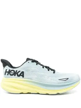 HOKA: Голубые кроссовки 