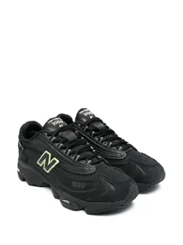 New Balance: Чёрные кроссовки 