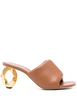 JW Anderson: Коричневые сандалии  Chain