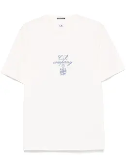 C.P. Company: Белая футболка 