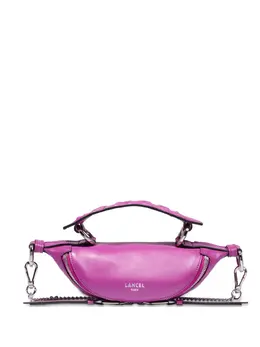 Lancel: Розовая сумка через плечо 