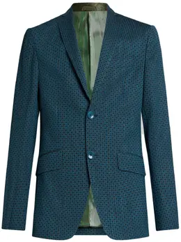 ETRO: Синие пиджаки 