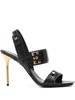 Balmain: Чёрные сандалии  B