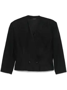 Versace Pre-Owned: Чёрная куртка 