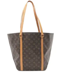Louis Vuitton Pre-Owned: Коричневая сумка-шоппер 