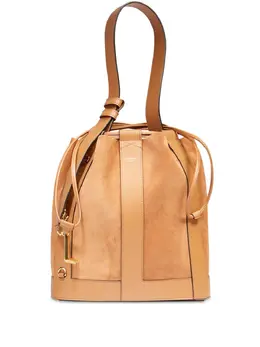 Lancel: Коричневая сумка 