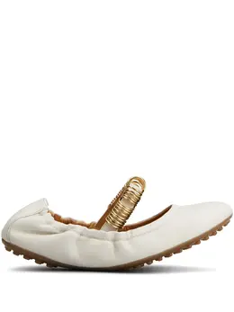 Tod's: Светлые балетки 