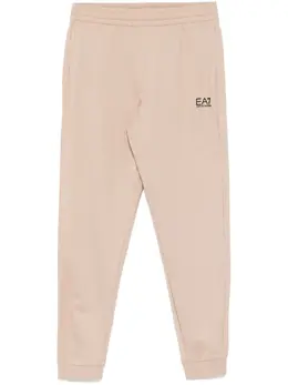 Ea7 Emporio Armani: Бежевые брюки 