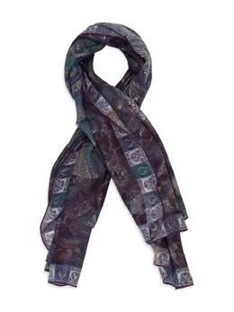 Loro Piana: Шарф с принтом 