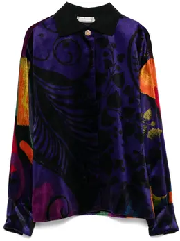 Versace Pre-Owned: Бархатная рубашка 