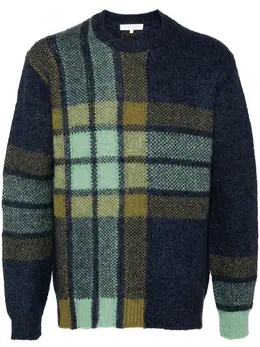 Maison Kitsuné: Голубой свитер 