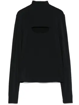 Versace Pre-Owned: Чёрный топ 
