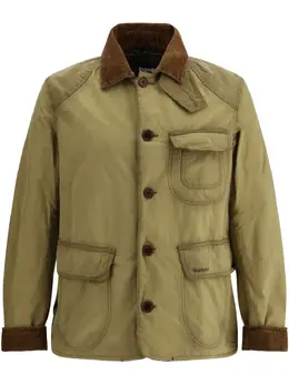 Barbour: Бежевая куртка 