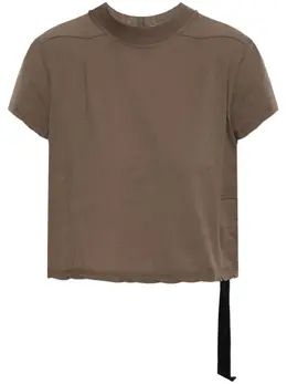 Rick Owens DRKSHDW: Коричневая футболка 
