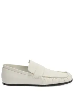 Jil Sander: Белые лоферы 