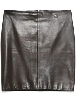 Gucci Pre-Owned: Кожаная юбка 