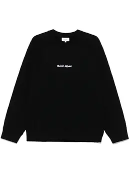 Maison Kitsuné: Чёрный свитшот 