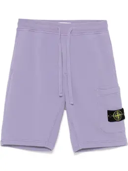 Stone Island: Фиолетовые шорты  Compass