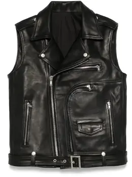 Rick Owens: Чёрный жилет  Bauhaus