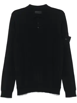 Stone Island: Синее поло  Compass