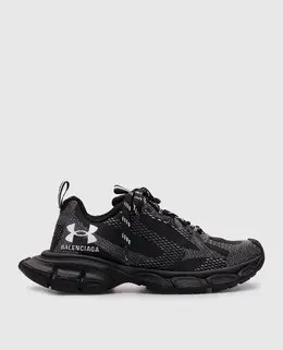 Balenciaga: Чёрные кроссовки 