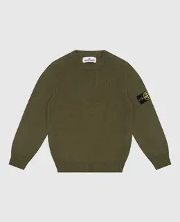 Stone Island: Зелёный свитер 