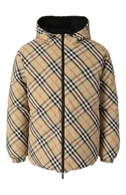 Burberry: Пуховик с карманами 