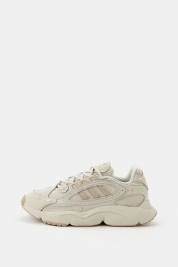 Adidas: Серые кроссовки 