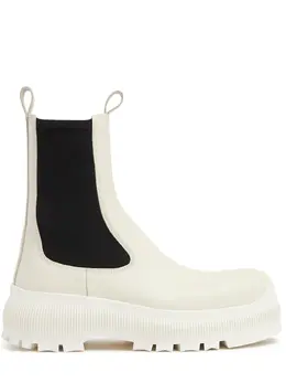 JIL SANDER: Белые ботинки 