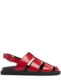 MOSCHINO: Красные сандалии 