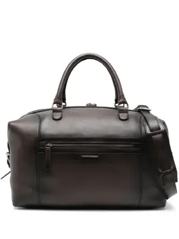 Officine Creative: Коричневая спортивная сумка 
