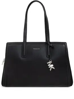 Michael Michael Kors: Чёрная сумка-шоппер 