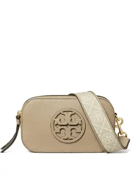 Tory Burch: Бежевая сумка через плечо  Miller