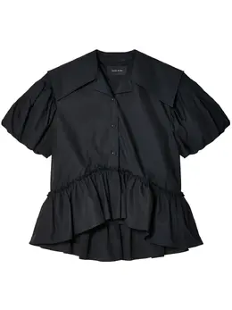 Simone Rocha: Рубашка с рукавами-фонариками 