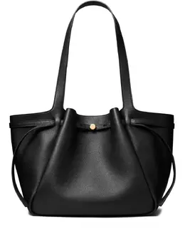 Tory Burch: Чёрная сумка-шоппер 
