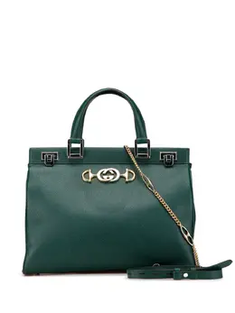 Gucci Pre-Owned: Зелёная сумка 