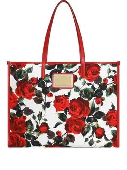 Dolce & Gabbana: Сумка  Rose с принтом