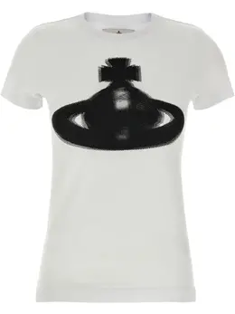 Vivienne Westwood: Белая футболка  Orb
